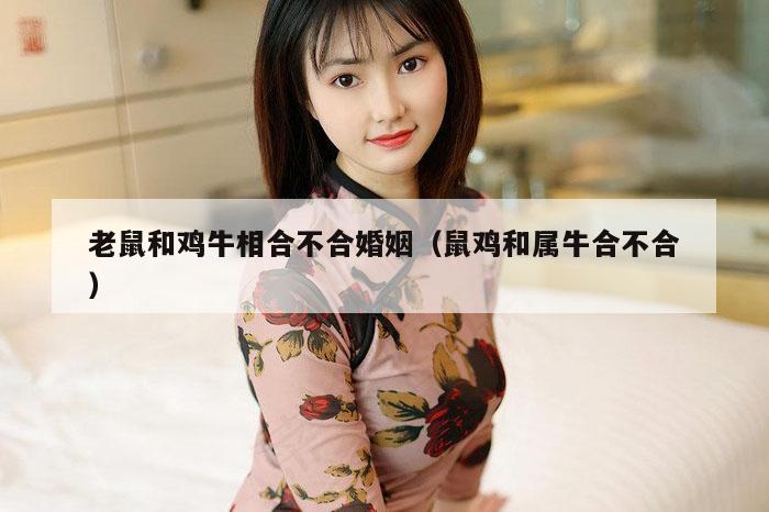 老鼠和鸡牛相合不合婚姻（鼠鸡和属牛合不合）